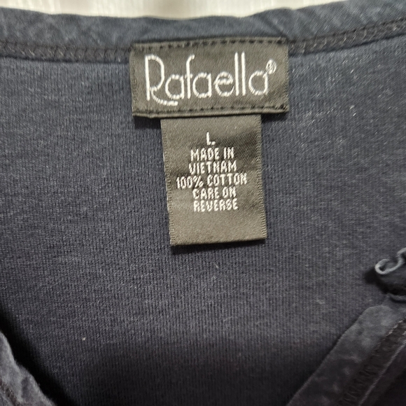 Rafaella Black Short Sleeve Tee - Picture 3 of 3
